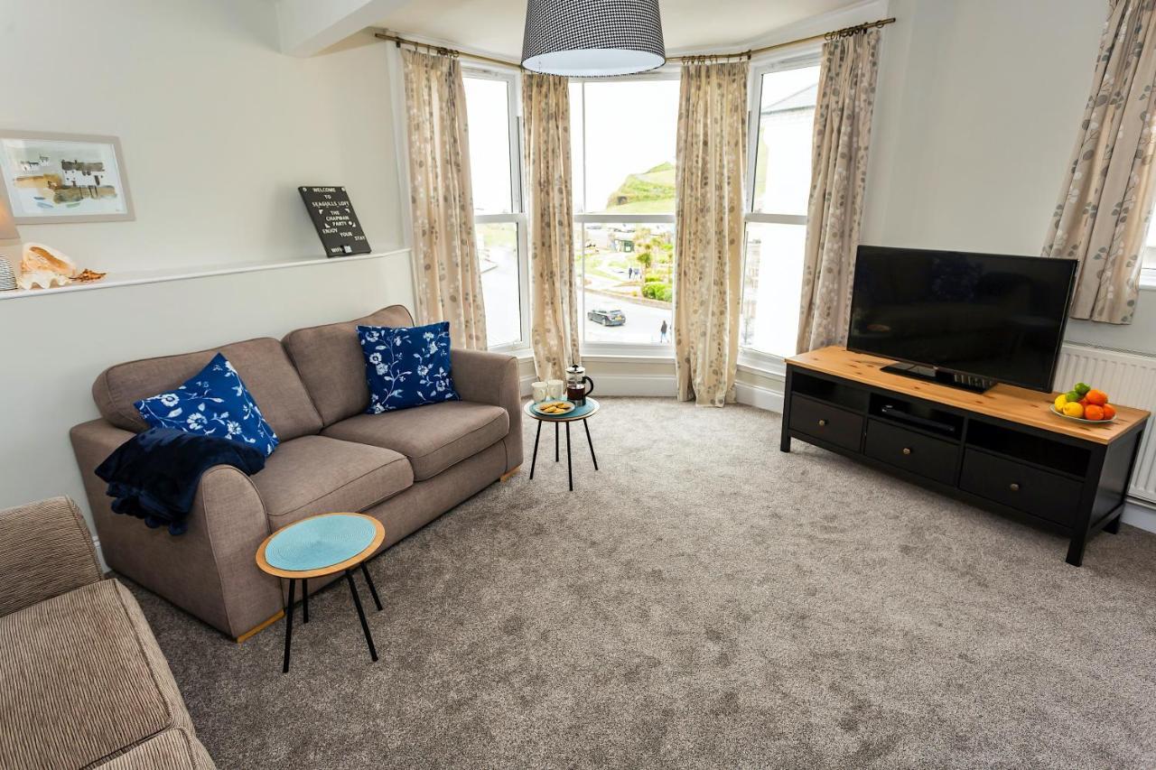 Seagulls Loft, Grove Apartments Илфракомб Екстериор снимка
